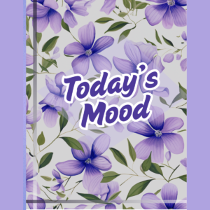 Today’s Mood Journal with colorful design for daily mood tracking and reflections.