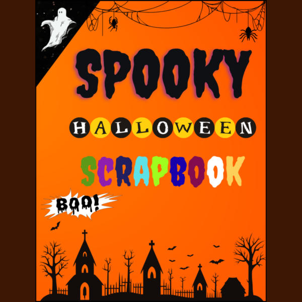 Spooky Halloween Scrapbook for kids with creative pages to draw, color, and capture Halloween memories 🎃👻